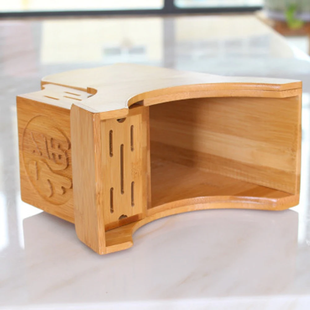 Кухонная бамбуковая подставка под ножи палочки для еды полка для хранения стойка для хранения инструментов бамбуковая подставка для ножей кухонные аксессуары