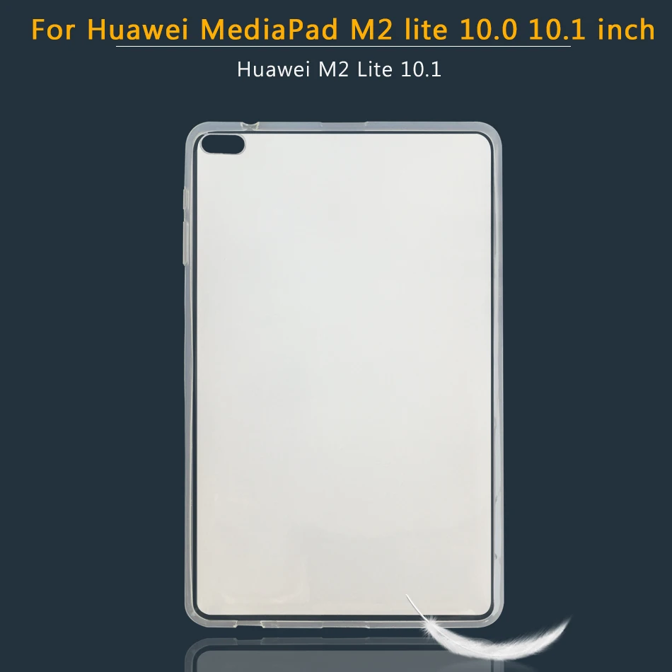 Планшетный чехол для huawei MediaPad C5 M2 M3 M5 M6 Lite рro 8,0 8,4 10,0 10,1 10,8 7,0 Мягкий силиконовый чехол Медиа Pad M2-801L - Цвет: M2 Lite 10.1