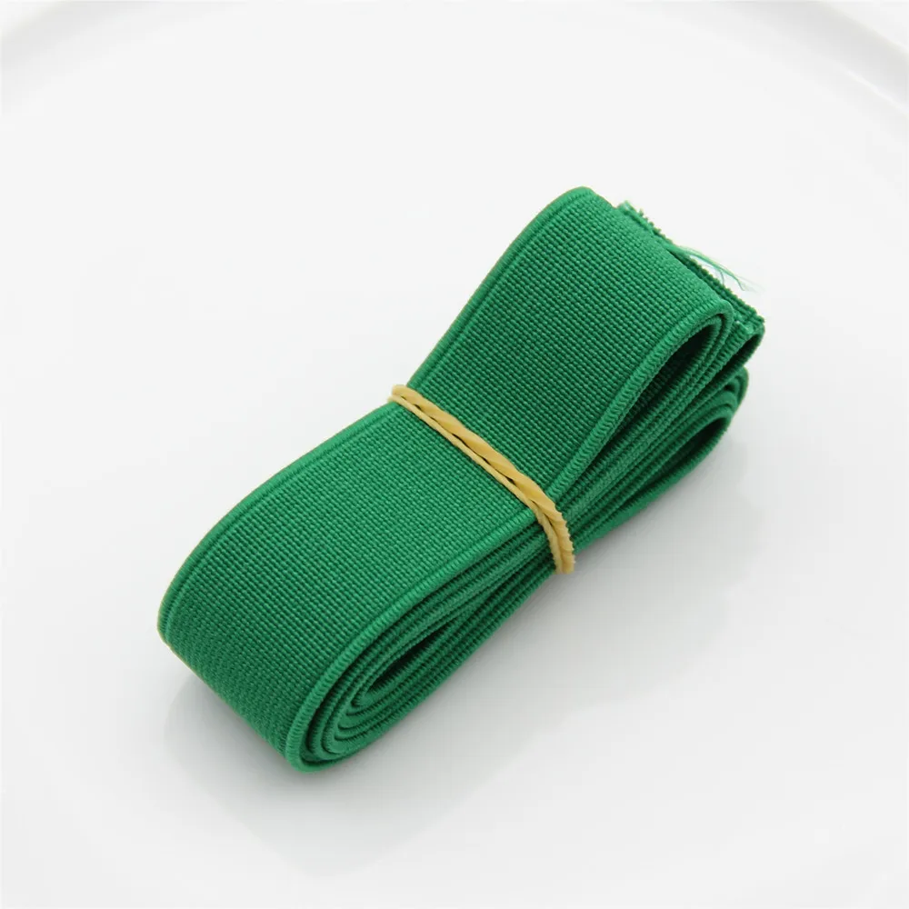 1 метр 15/20/25 мм Красочные Эластичная лента Spendex нейлоновая тесьма для одежды, штаны, платье с кружевной отделкой DIY аксессуары для шитья одежды - Цвет: Dark Green