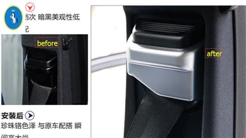 

Yimaautotrims Accessories Fit For Benz E-Class W213 2016 - 2020 ABS Pearl Chrome Pillar B Seat Safety Belt Frame Cover Trim Kit