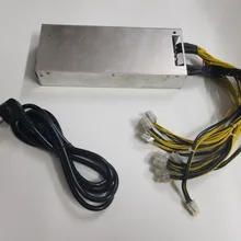 Б/у BTC LTC DASH Miner PSU 176-264V 12V 150A Макс выход 1800W источник питания для ANTMINER S7 S9j S9 S9i L3+ D3 DR3 Z9 Baikal
