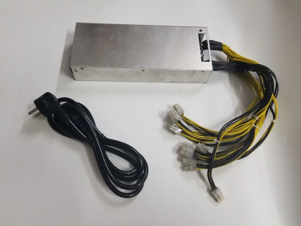 Б/у BTC LTC DASH Miner PSU 176 264 в 12 В 150A макс. выход 1800 Вт блок питания для ANTMINER S7 S9j S9 S9i L3 + D3 DR3