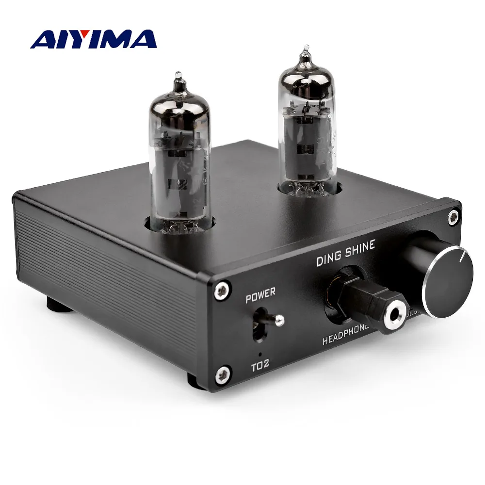 

AIYIMA 6J1 6K4 Tube Preamp Amplifier HIFI Tube Bile Buffer 47 Headphone AMP Preamplifier Tone Control Home Sound Theater