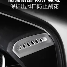 Для Тойота Камри автомобильный верхний Кондиционер AC вентиляционное отверстие крышка на выходе отделка Авто Наклейка ABS Матовый автомобильный Стайлинг 1 шт