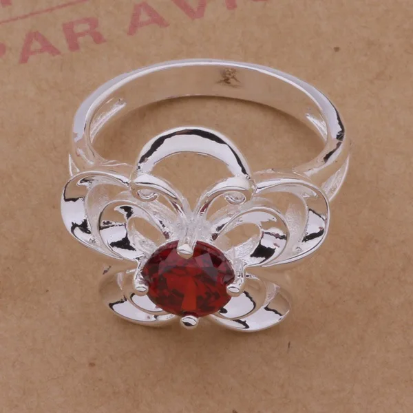 Кольцо из стерлингового серебра 925 пробы модное Ювелирное кольцо для женщин и