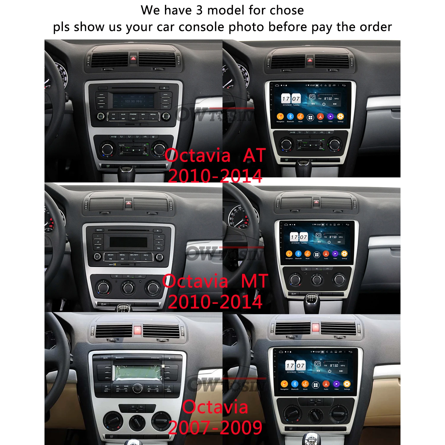 Discount 10.1" IPS 8Core 4G+64G Android 9.0 Car DVD Player For Skoda Octavia A5 2007 2008 2009 2010 2012 2013 2014 GPS Radio Stereo DSP 3 Discount 10.1" IPS 8Core 4G+64G Android 9.0 Car DVD Player For Skoda Octavia A5 2007 2008 2009 2010 2012 2013 2014 GPS Radio Stereo DSP 3
