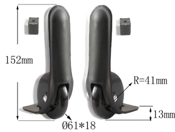 

Free Shipping duffle rolling bag replacement wheels1 pair