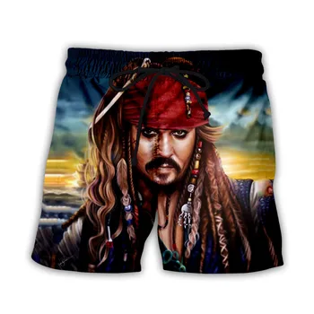

Pirates Of The Caribbean 3D Print Cool Casual Shorts Sweatshirt Pirate Skull Tops Johnny Depp Short sleeves t shirts Tops Tees