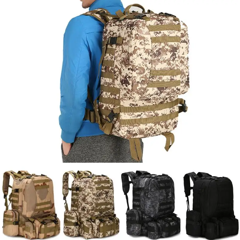 

Fishsunday Outdoor Sports Camping Hiking Climbing Cycling Bag Multifunction Military Tactical Backpack 0710