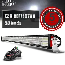 CO LIGHT 52 дюймов 924 Вт 12D Offroad светодиодный световой бар 12 в 24 В 4-рядный точечный прожектор комбинированный светодиодный рабочий свет для Jeep Truck