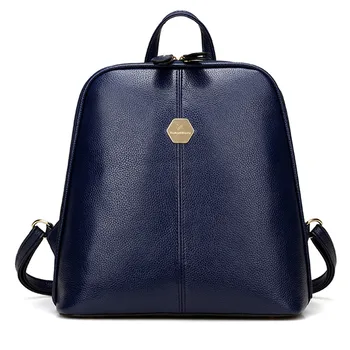 

Women Leather Backpack School Rucksack College Shoulder Solid Fashion Ladies Satchel Travel Bag Fashion Mochila Feminina #BL4