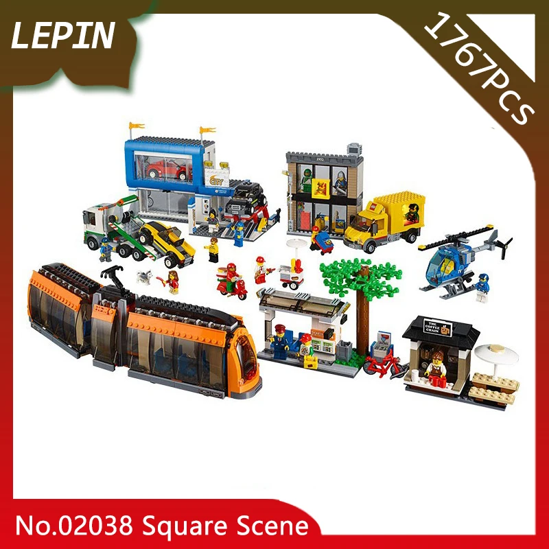 

Doinbby 02038 1767Pcs CITY Series City Square Model Building Blocks set Bricks Compatible with Legoings
