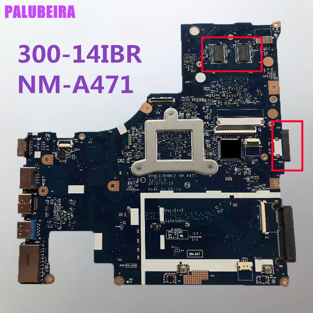 PALUBEIRA для Lenovo 300-14ibr Материнская плата ноутбука NM-A471 четырех ядерный процессор gt920m
