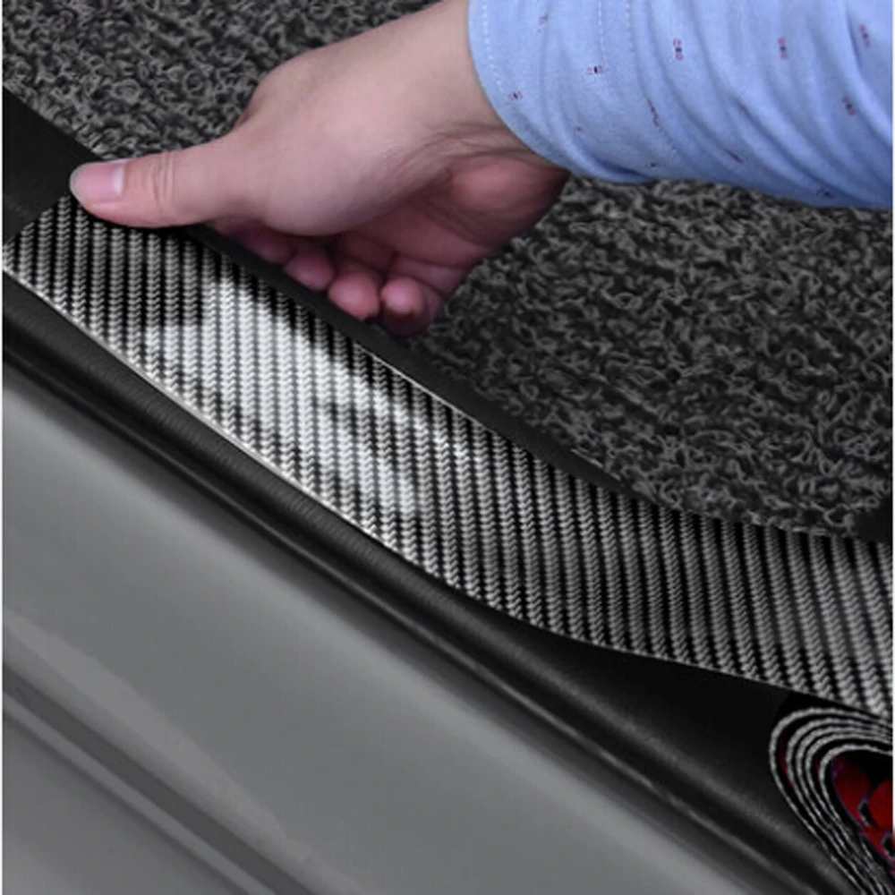 

3cm 5cm Carbon Fiber Rubber DIY Car Stickers For skoda octavia a5 a7 ford opel astra j kia sportage 3 renault suzuki grand