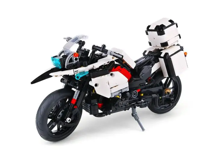 

Technic The Patrol Motorcycle Building Blocks Model Educational DIY Bricks Compatible With LegoINGlys Funny Toys Gifts
