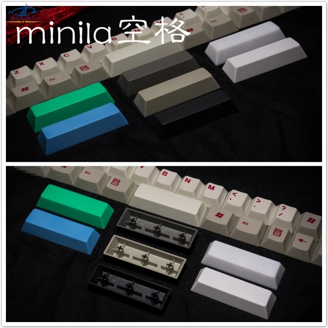 

[HFSECURITY] For Black Black Widow 6x Filco Minila Keyboard PBT Space Keycaps No Letter 8 Colors No Backlit Key Caps