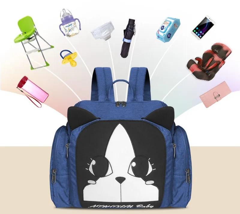 Обеденный стул мешок многоцелевой пеленки сумка Новинка 2018 года Stlye непромокаемые мать сумки рюкзак для подгузников путешествия Мумия