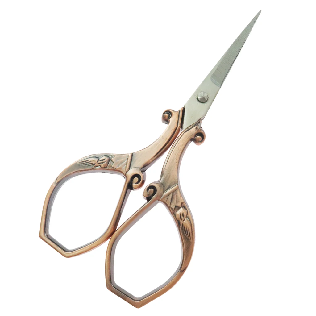 fityle Vintage European Style Scissors for Embroidery, Sewing, Craft, Art Work & Everyday Use