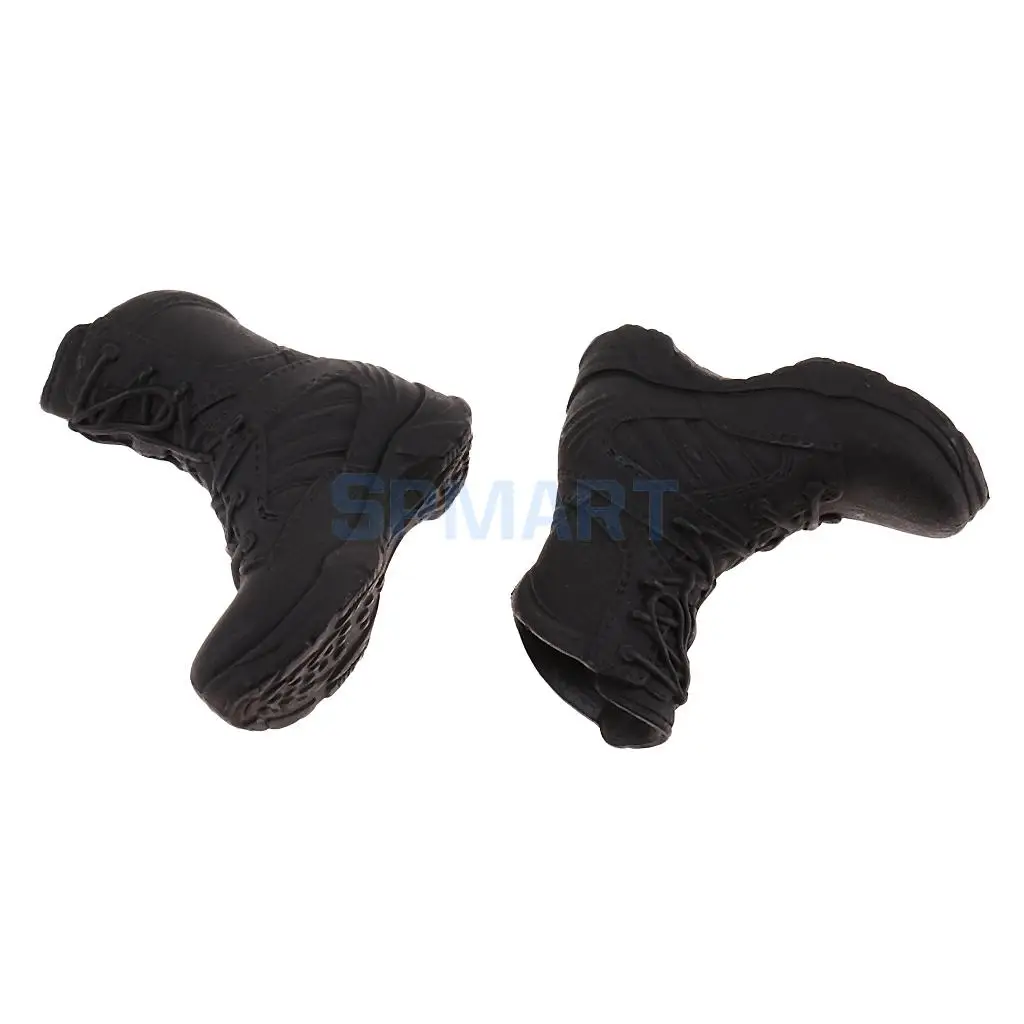 1/6 Scale Policewoman Military Shoes Model Combat Boots Tactical Boots for 12" Female Soldier Body Action Figure Accessories