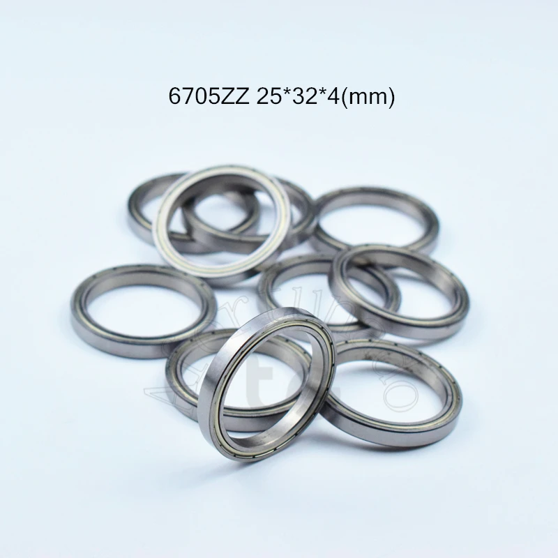 Подшипники 6705zz 25*32*4 (мм) 10 шт. металлические герметичные детали для миниатюрных