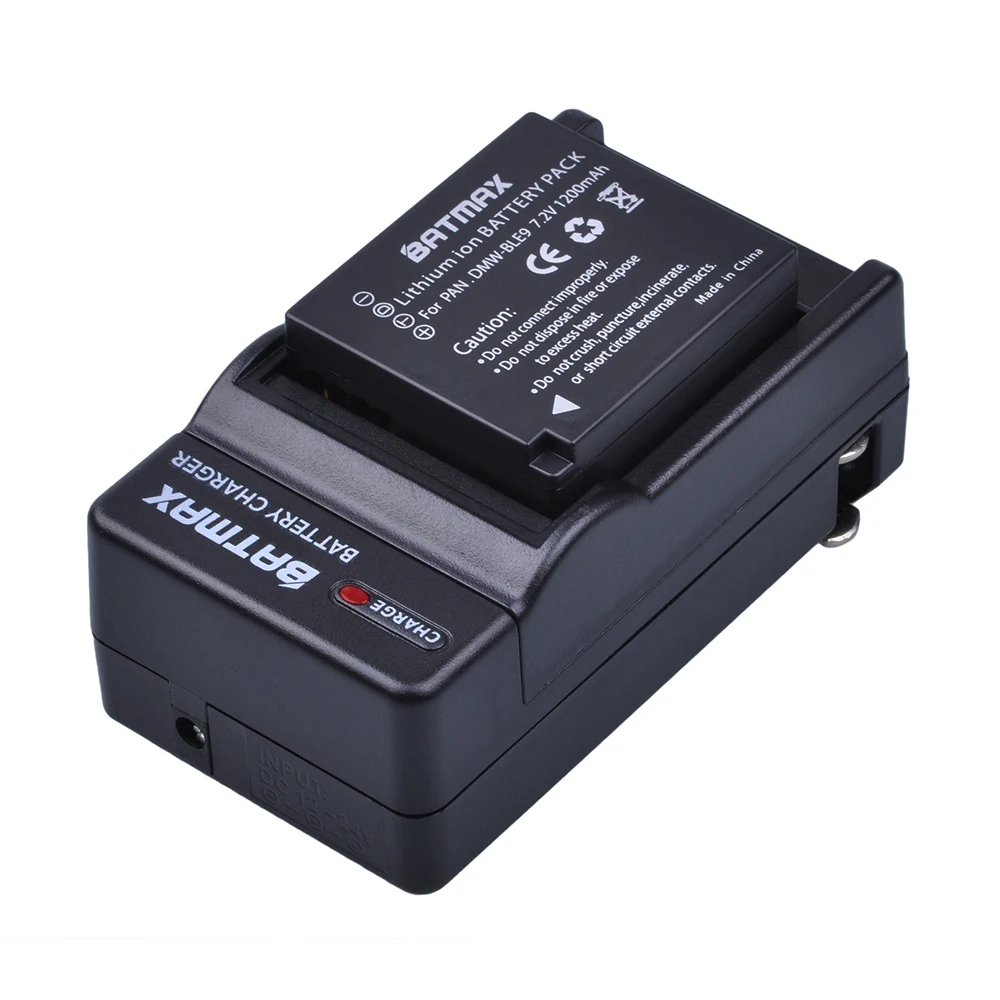 Аккумуляторная батарея Batmax 2 шт. DMW BLG10 BLG10E + Цифровое зарядное устройство для Panasonic