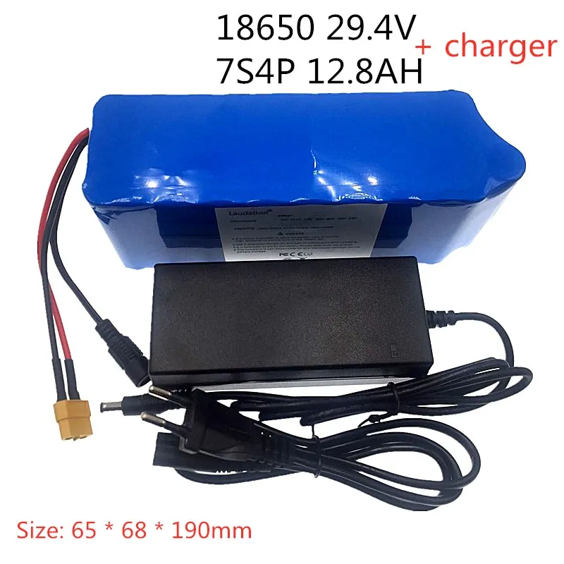 

New product DC 24V 12.8ah 7S4P batteries 15A BMS 250W 29.4 V 12800mAh Battery for motor chair set Electric Power
