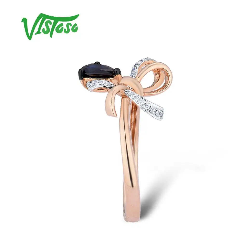 Vistoso anéis de ouro para mulher genuíno