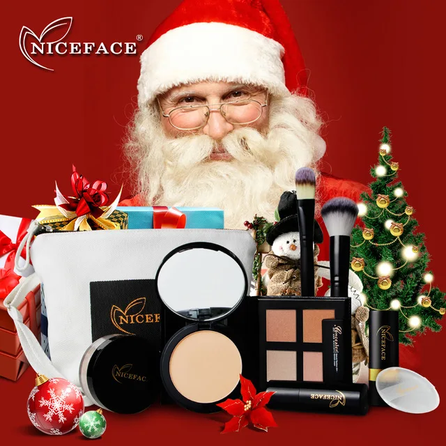 

Makeup kit Face Cosmetics Brush Makeup Set Pressed Powder Sexy Blusher Bronzer Powder for Ladies Makeup Set Gift