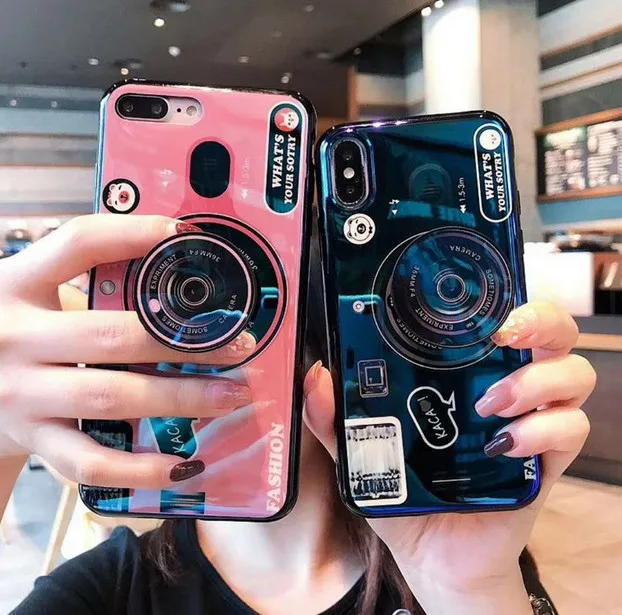 

Retro Camera Cases For Xiaomi 6 6x 5x 8 Note2 Note3 Case 3D Grip Stand Holder Soft Phone Cover For Xiaomi MAX2 MAX3 MIX2S