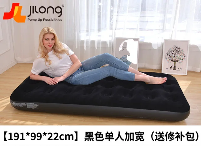 Flocking Comfortable Inflatable Air Bed Pvc Portable Air Mattress Eco Friendly Outdoor Camping Wholesale Air Mattresses Aliexpress