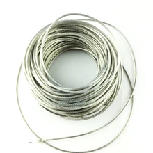 PTFE Oxygen Free Copper Silvering Braided Shielded Wire For Electric Guitar Bass per meter ( #0056 ) MADE IN KOREA PTFE Oxygen Free Copper Silvering Braided Shielded Wire For Electric Guitar Bass per meter ( #0056 ) MADE IN KOREA