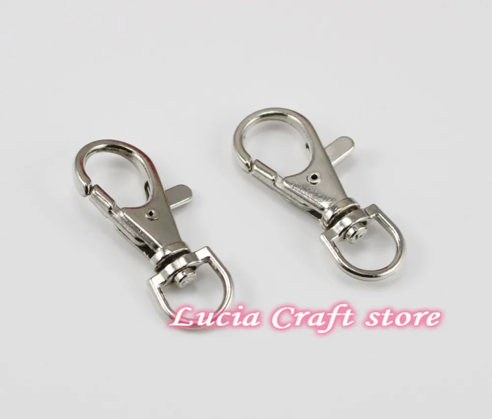 

SALE! 2PCS Bronze/Nickel 38*15mm Plated Clasps Connector Jewelry DIY for Key Ring Jewelry Findings Accessories G0705