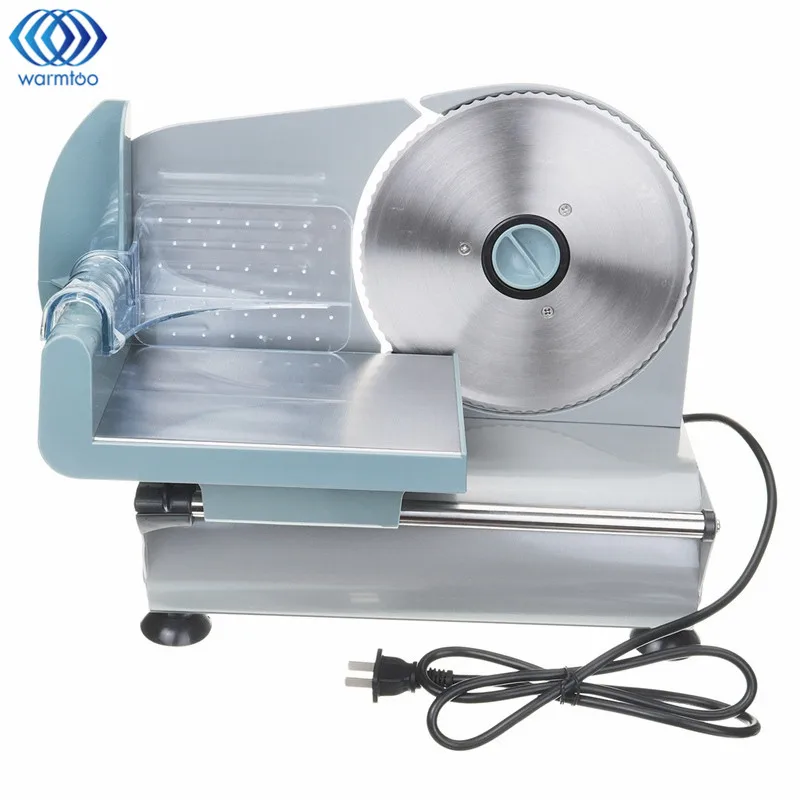 

220V 150W Electric Slicers Frozen Beef Mutton Roll Stainless Steel Mincer Vegetable Cutting Machine Adjust Thickness Kitchen