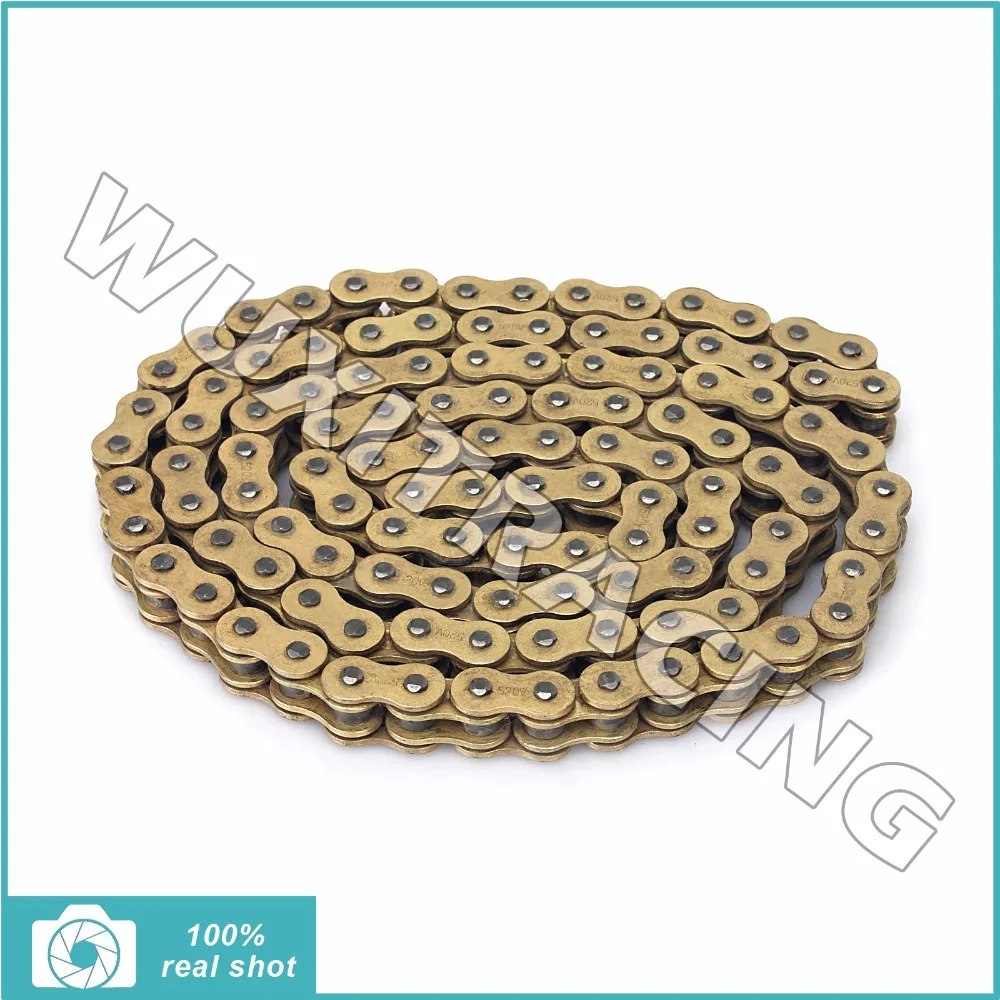 Motorcycle Chain 520 x 120 Links X Ring Drive Chains MX Offroad Dirt