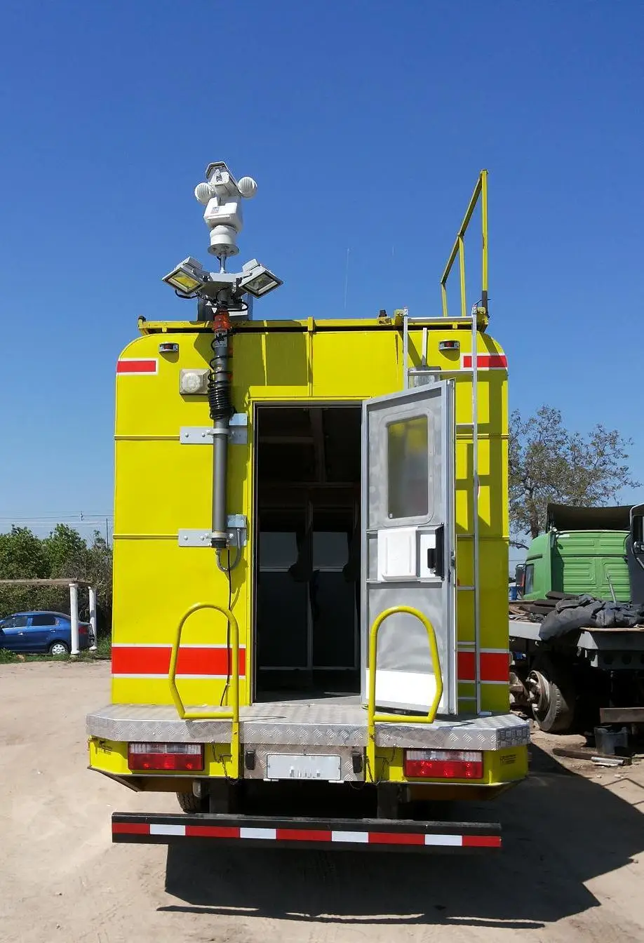 6m wi fi antenna Mast,6m vehicle mounted telescopic mast wifi antenna