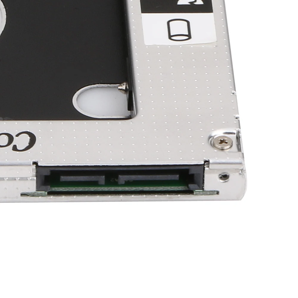 Универсальный 2nd HDD Caddy 9 5 мм SATA 3 0 Светодиодный индикатор для 2 дюймов 7 SSD чехол