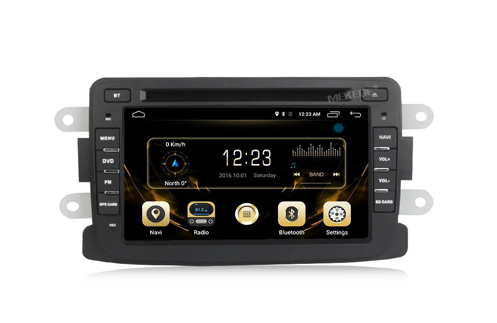 Top MEKEDE 4g LTE Android 7.1 Car DVD Player For Dacia Sandero Duster Captur Lada Xray 2 Logan Trafic X83 2014 GPS radio 16