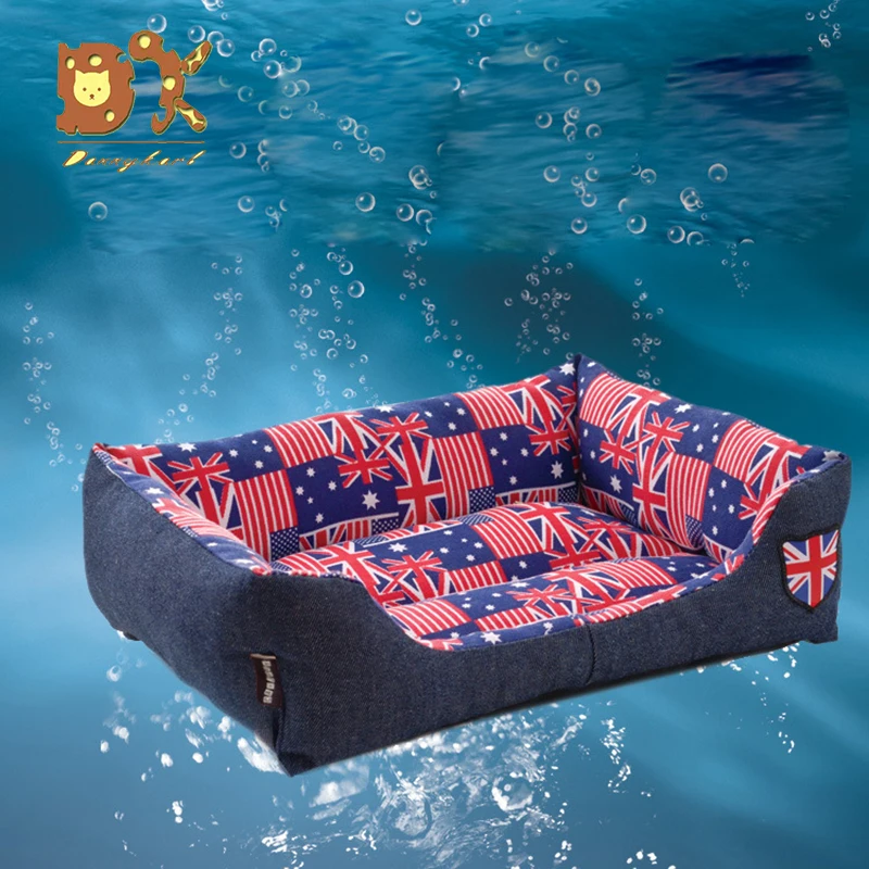 cheap DannyKarl 2019 New Style Punk Style Teddy Dog Striped Kennel Cowboy Pet Kennel Hand Wash Sofa Bed Pet Supplies Manufacturers