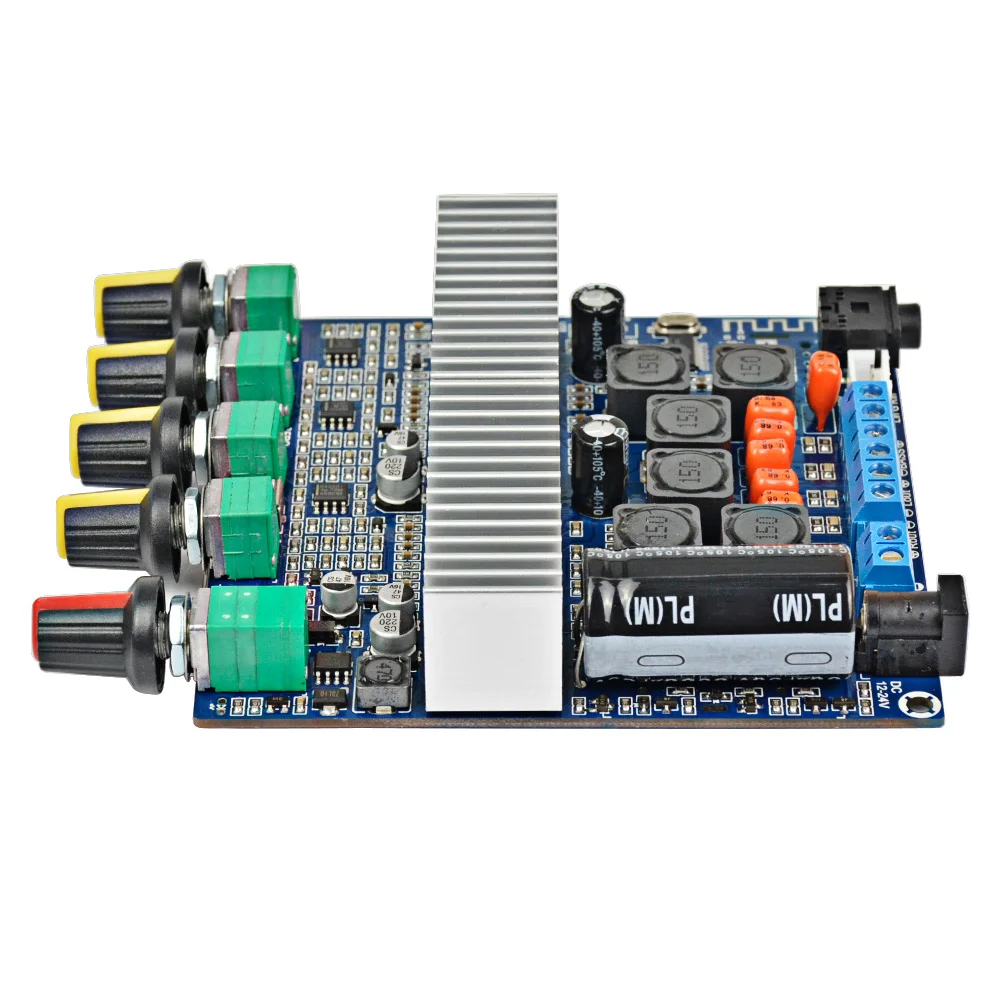 AIYIMA TPA3116 Subwoofer Amplifier Board 2.1 Channel High Power Bluetooth 4.2 Audio Amplifier Board DC12V-24V 2*50W+100W