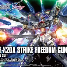 Bandai Gundam HGCE 201 HGUC 1/144 ZGMF-X20A Страйк Фридом мобильный костюм собрать модель наборы фигурки пластиковая модель