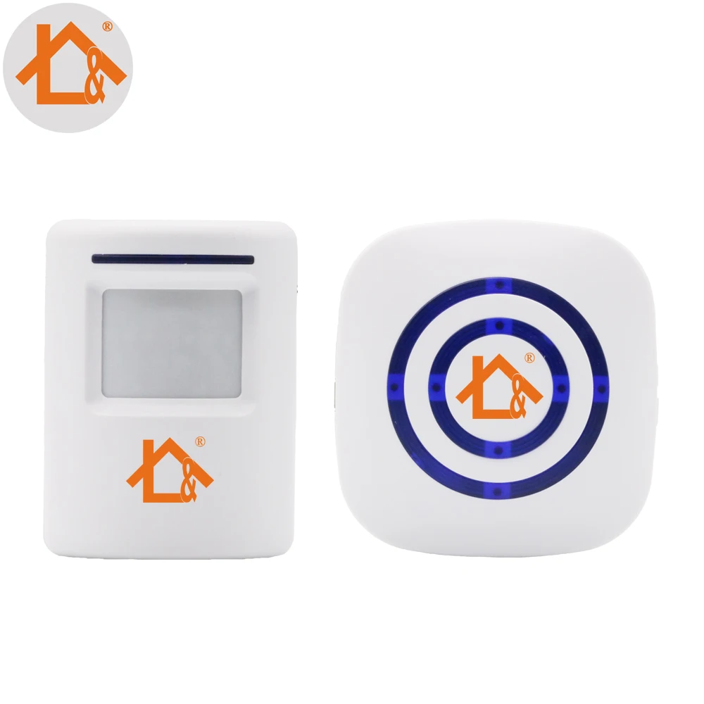 

Wireless PIR Store Shop Doorbell Welcome Motion Sensor Entry Visitor Doorbell Alarm for Home Security Up to 70 meters