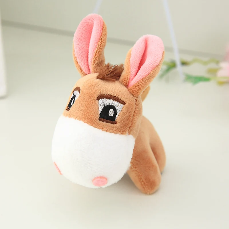 10 см Kawaii маленький плюшевый Ослик Игрушки милый мини кулон мягкие животные Кукла