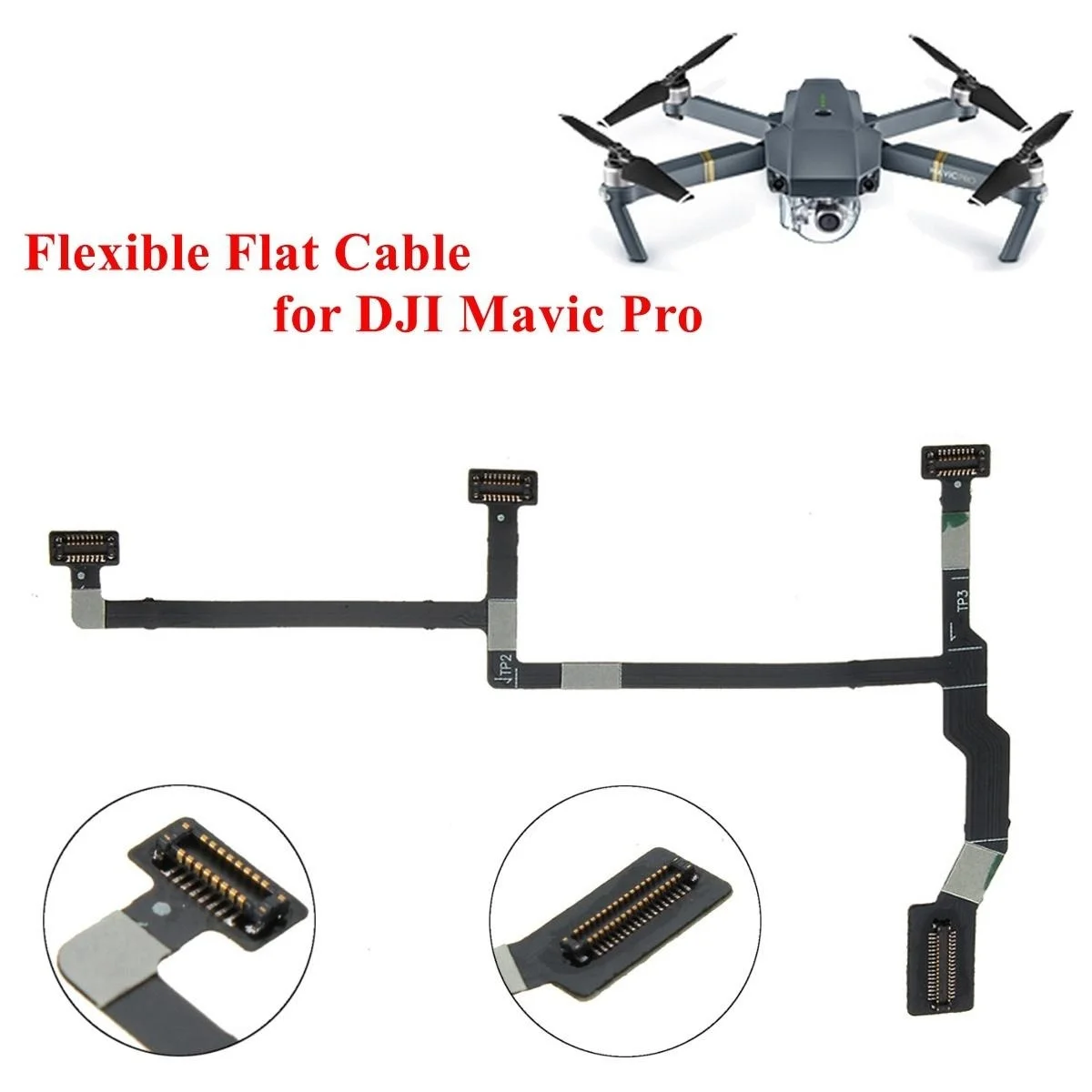 Mavic гибкий шарнирный плоский кабель для DJI Pro Дрон запасные части замена FPV