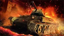 Книги по искусству Второй мировой войны WW2 t-34 тридцать четыре советский средний танк рисунок Бег на огонь Холст плакат