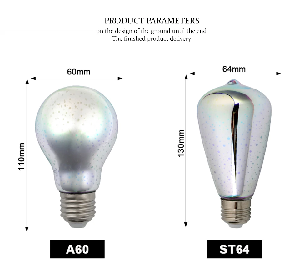 KARWEN 3D Светодиодная лампа Эдисона E27 220 В винтажное украшение праздничное освещение A60 ST64 G80 G95 Новинка Рождественская лампа Lamparas Bombillas