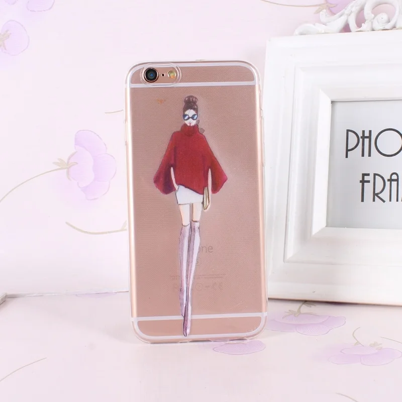 Transparent Soft Silicone Cover Coque Capa 09
