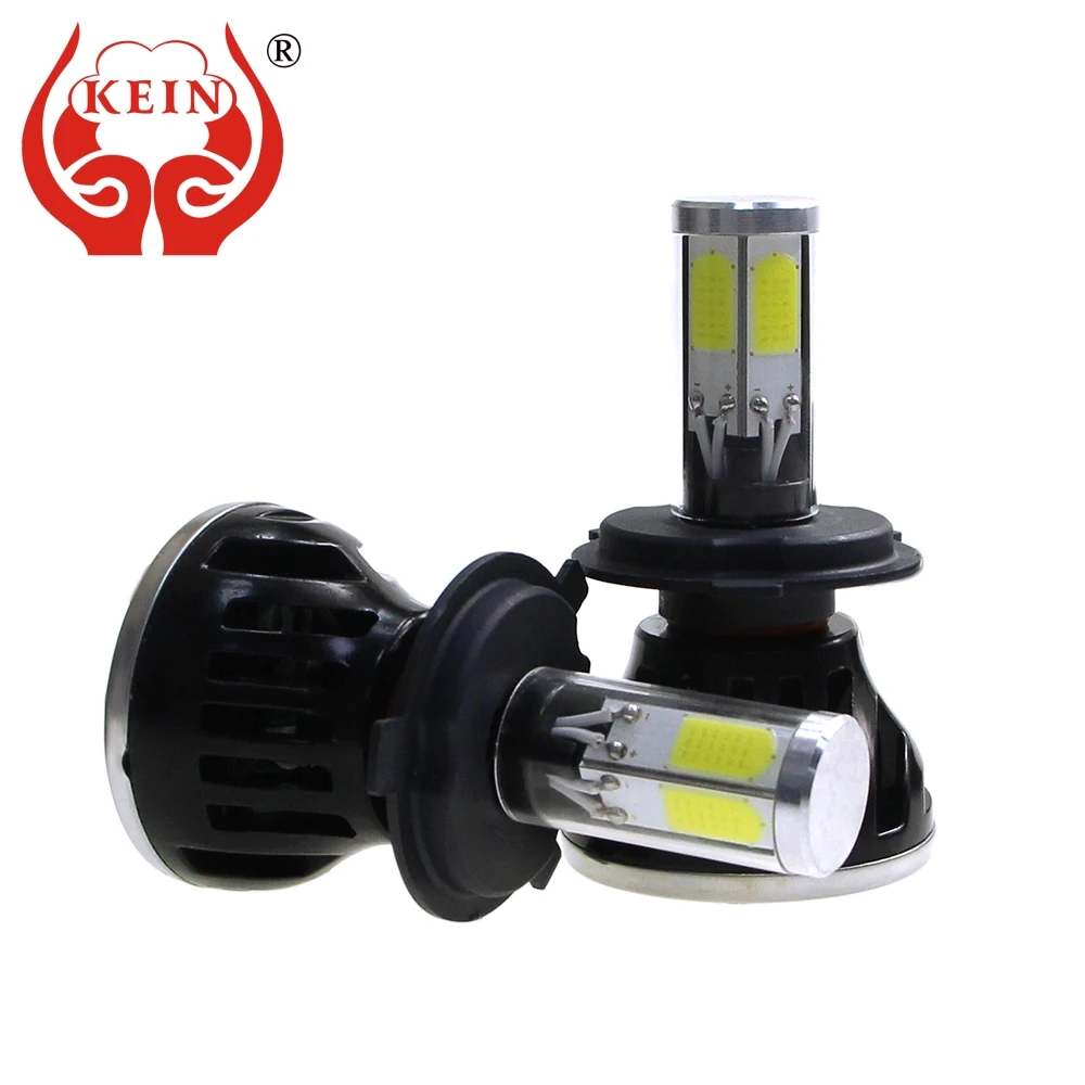 Автомобильные фары KEIN H7 H11 H4 H3 H1 9005 9006 H8 HB3 HB4 H9 H10 H16 COB светодиодные Ampoule Salut Lo Faisceau 12