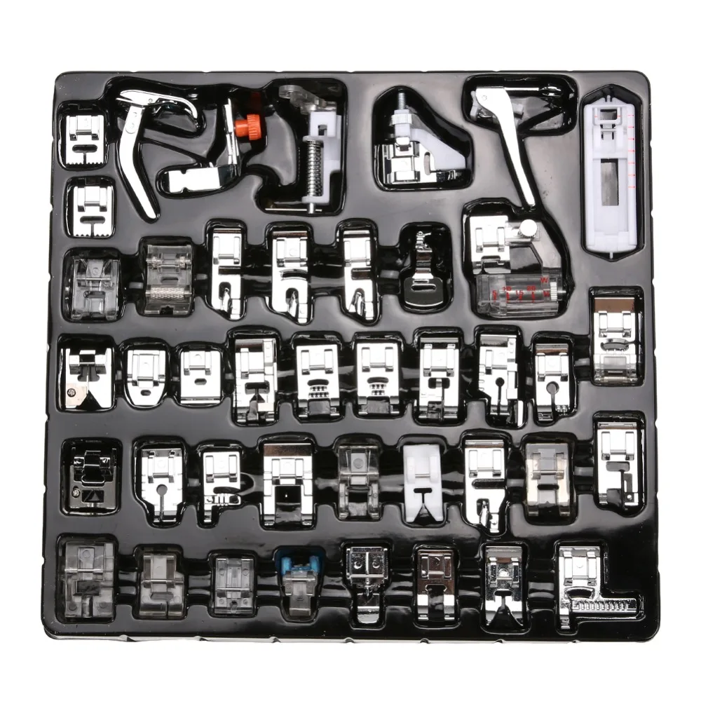 

Home Sewing Part Tools 42 Pieces Household Presser Feet Sets Sew Accessories Multi-function Machine For Domestic Sewing Machine
