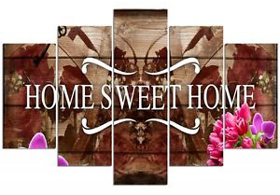 5pcs DIY 5d diamond embroidery sweet home 5D painting Cross Stitch full square/Round Rhinestone mosaic decoration | Дом и сад