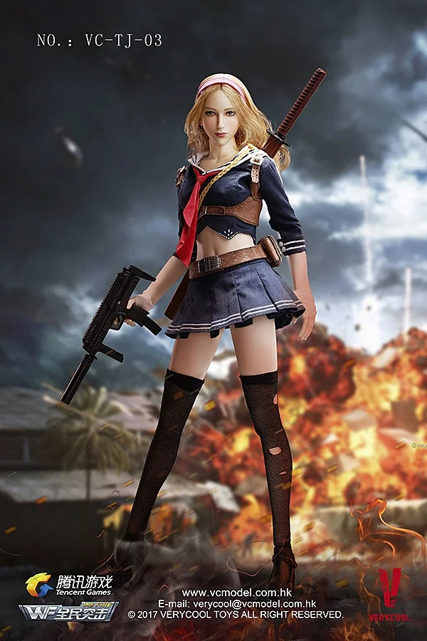 

VERYCOOL VC-TJ-03 Wefire Game Third Bomb Sexy Female Blade Girl 1/6 Figure